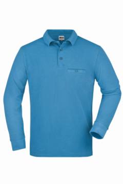 Moški delovni polo z dolgimi rokavi in žepom  222600