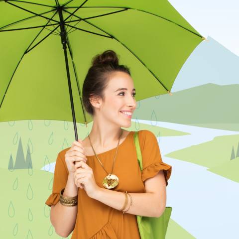 AC regular umbrella ÖkoBrella 309800