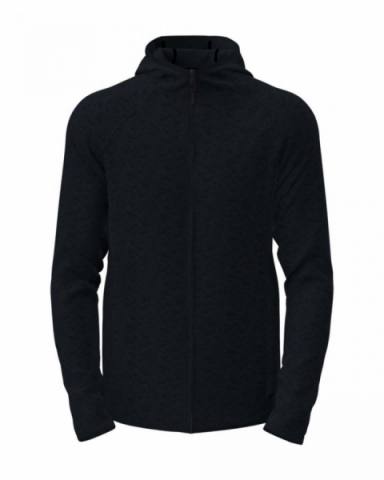 Lux Hooded Knit Fleece Jacket 338541