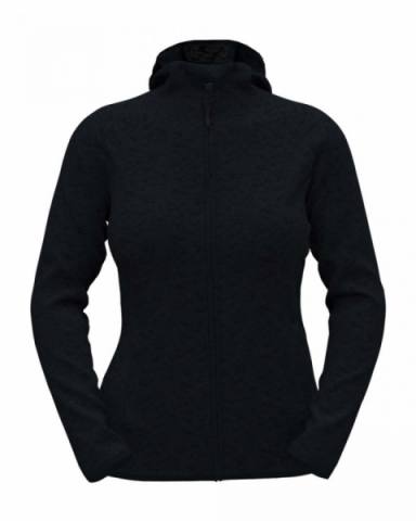 Lux Hooded Knit Fleece Jacket 338543