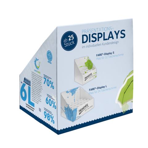 FARE® pocket umbrella display S unfilled 339188